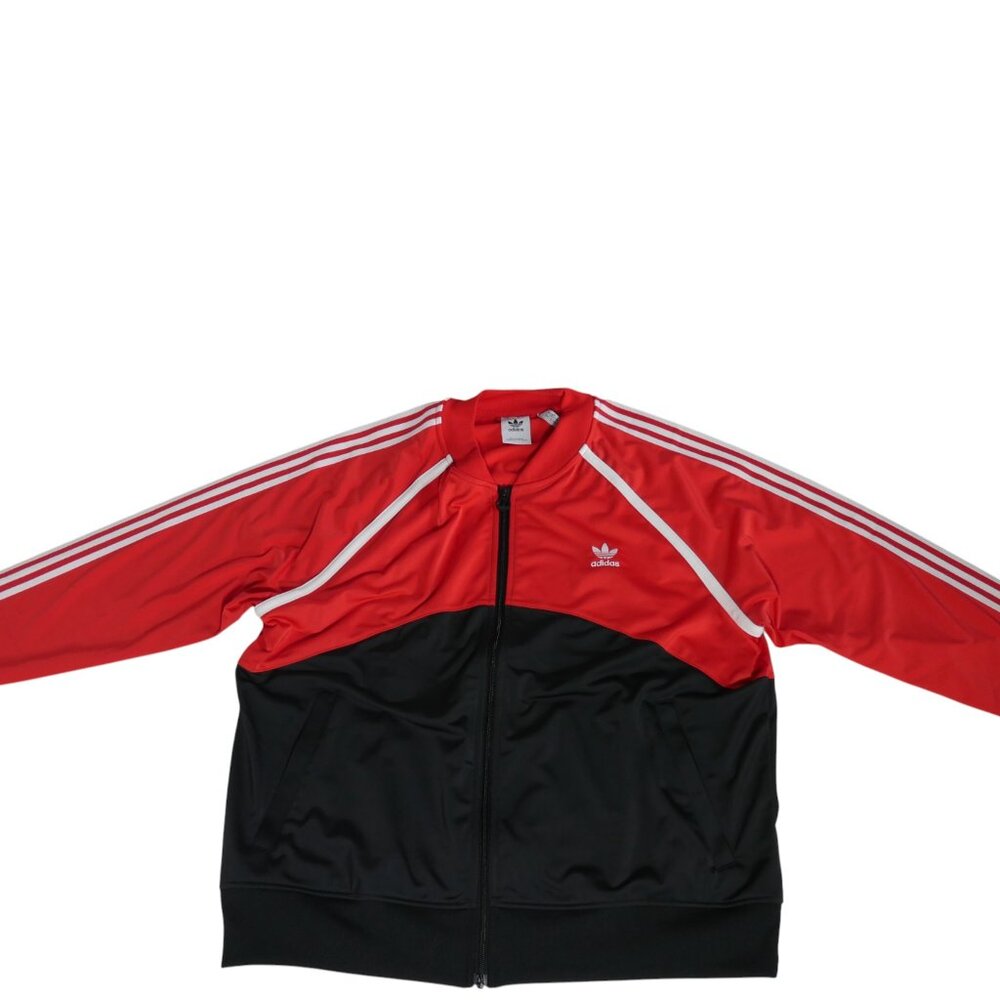 Adidas Men's Red Black Two Piece Tracksuit Set Jacket HC2076 Pants H48432 XL - Picture 3 of 14